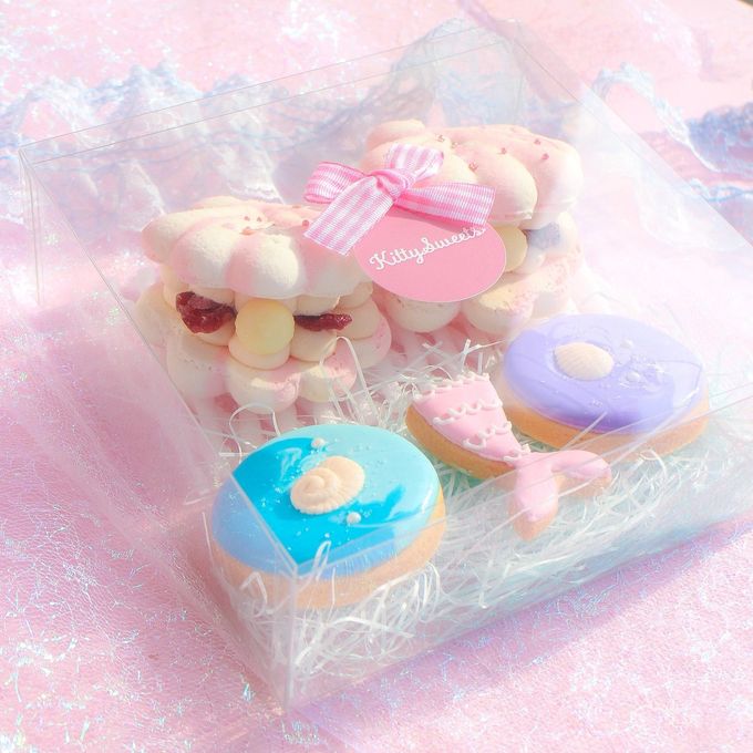 マーメイドセット 貝殻マカロン・アイシングクッキー  2