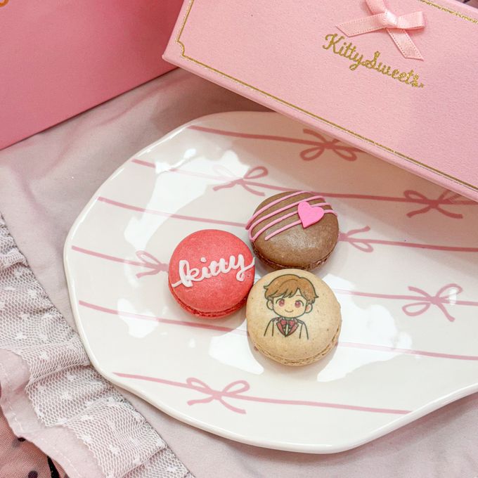 文字入れ◎プリントマカロン入りギフト♡3つ入り ホワイトデー2026 4