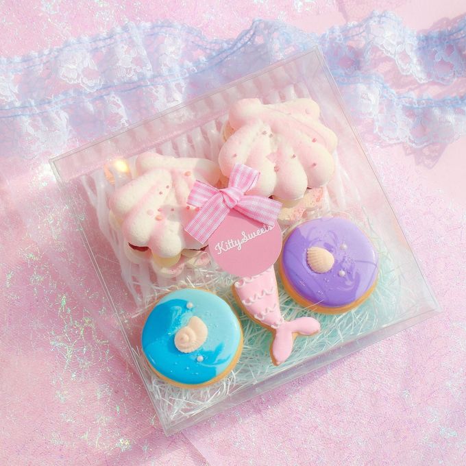 マーメイドセット 貝殻マカロン・アイシングクッキー  1