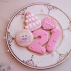 【プリントクッキー付き 誕生日5枚セット】アイシングクッキー 1