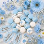 《水色マカロンタワー》塩バニラ・レアチーズ 4