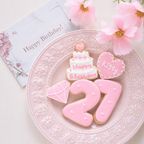 【ダイヤ誕生日セット】アイシングクッキー 7