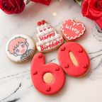 【プリントクッキー付き 誕生日5枚セット】アイシングクッキー 1