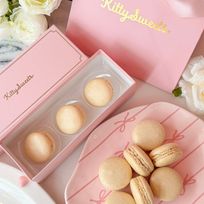 ピンクボックス♡バニラマカロンギフト3つ入り ホワイトデー2026
