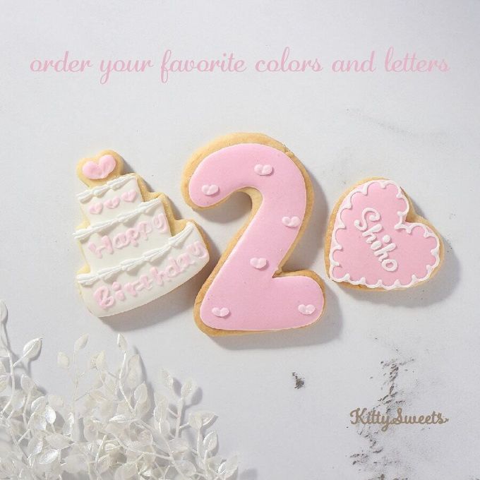 《誕生日3枚セット》アイシングクッキー 2