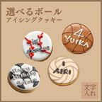 【ボール】アイシングクッキー(野球/バスケ/サッカー/バレー) 1