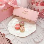 文字入れ◎ラブリーマカロンギフト3つ入り♡チョコ・バニラ・フレーズ ホワイトデー2026 2