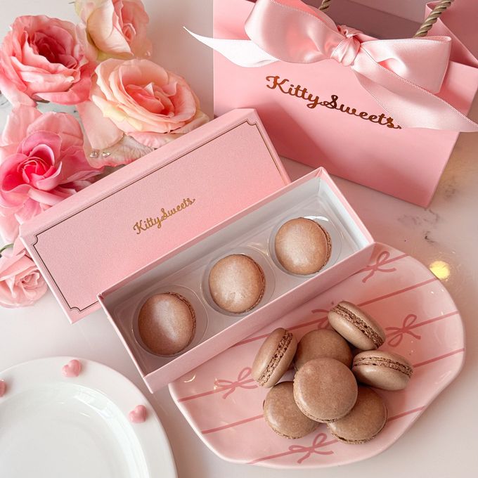 ピンクボックス♡ショコラマカロンギフト3つ入り ホワイトデー2026 3