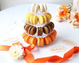 秋のマカロンタワー《Autumn Spicy Orange》 ハロウィン2025