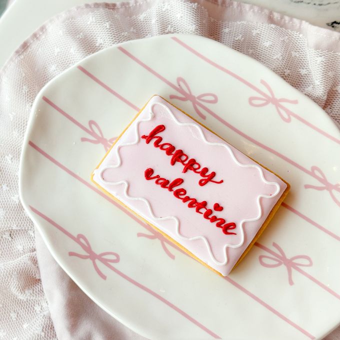 【ラブリーメッセージプレート】アイシングクッキー バレンタイン 1
