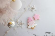 《pastel pink tree & star 》クリスマスアイシングクッキー クリスマス2023 4