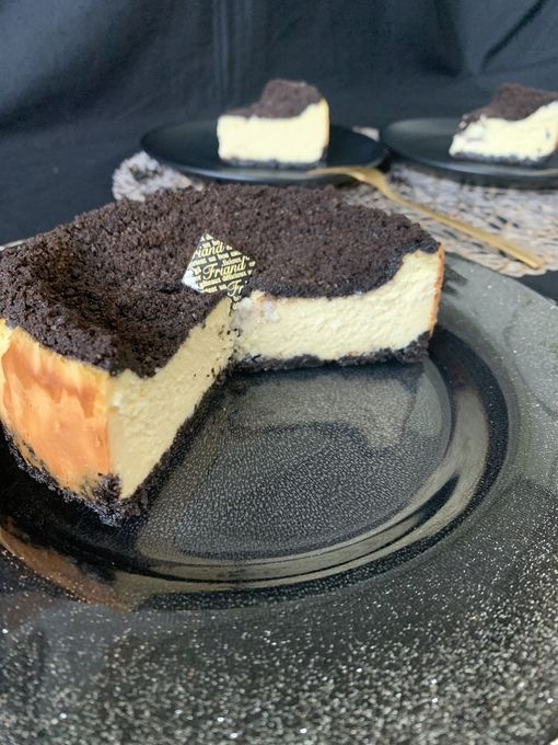 クッキークリームチーズケーキ 5号 15cm☆父の日☆お誕生日ギフトやバースデーケーキやお祝いプレゼントにも☆  4