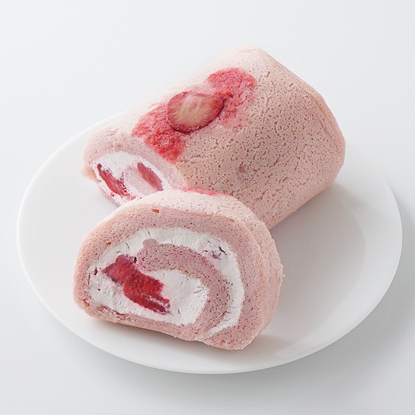 苺メンダコさん♡ロールケーキ