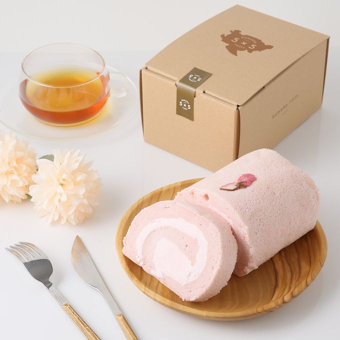 【春限定】天使の桜ロールケーキ 米粉ロールケーキ グルテンフリー    1
