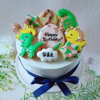 【誕生日セット】恐竜のアイシングクッキー