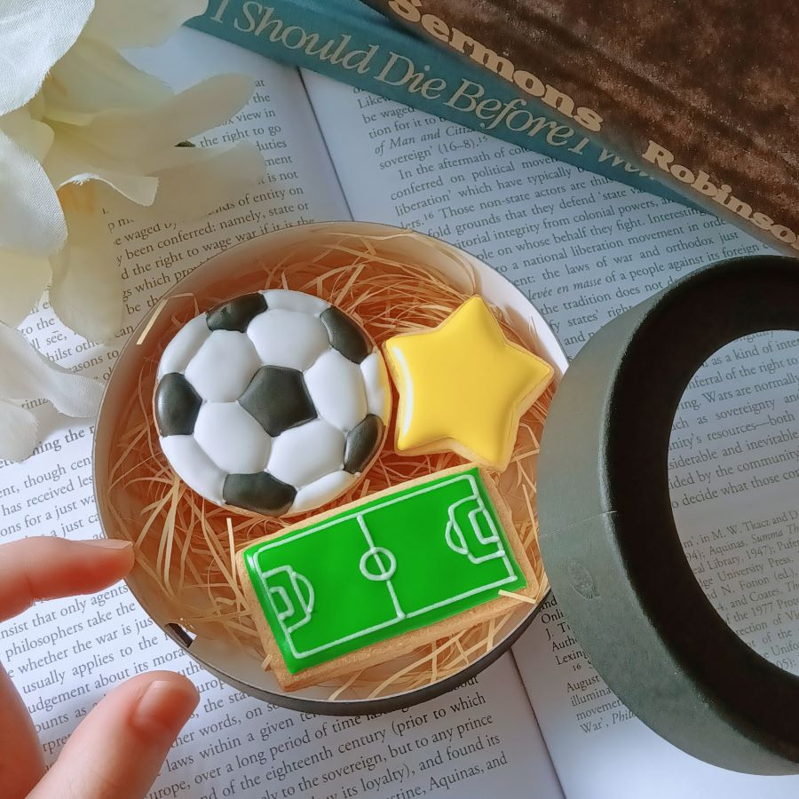 スポーツミニギフト】ボールのアイシングクッキーセット
