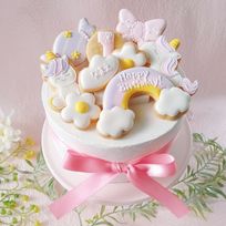 【誕生日セット】ユニコーンのアイシングクッキー