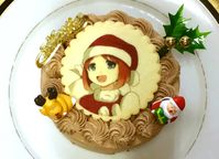 イラストクッキークリスマスチョコケーキ 4号【クリスマス2023】 2