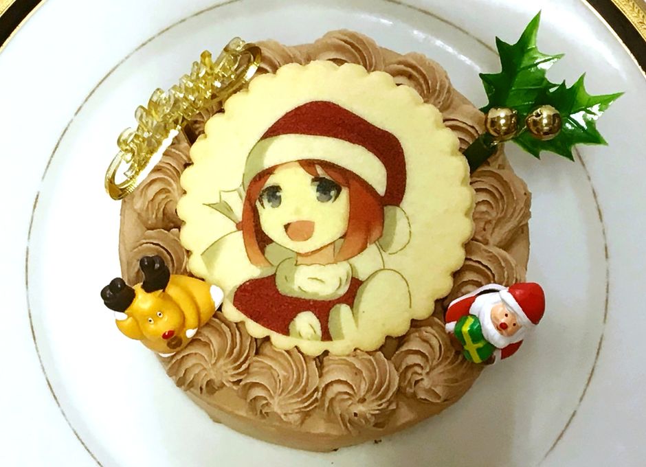 イラストクッキークリスマスチョコケーキ 5号【クリスマス2023】 2