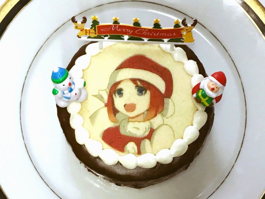 イラストクッキークリスマスザッハトルテ 5号【クリスマス2023】 2