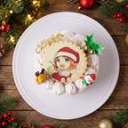 イラストクッキークリスマスショートケーキ 4号 2