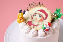 イラストクッキークリスマスショートケーキ 4号 5