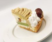 和栗のモンブラン シャンティローズ添え 3