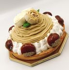 和栗のモンブラン シャンティローズ添え 1