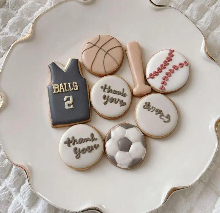 スポーツアイシングクッキー 1