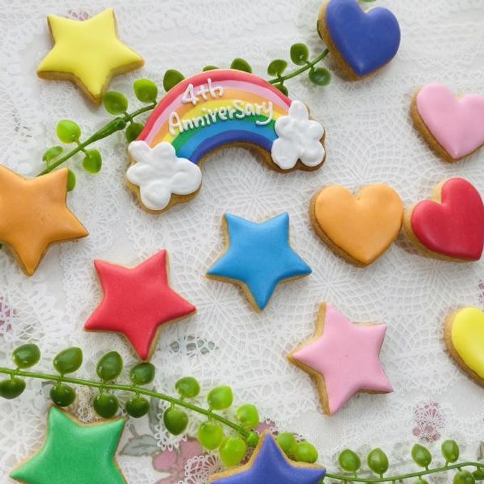 7色の虹クッキーセット 4