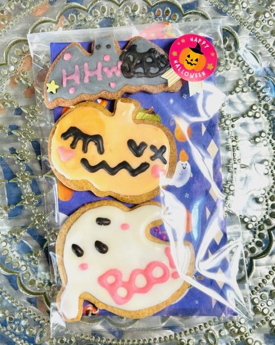 ハロウィンアイシングクッキー 1