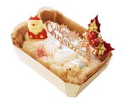 ワンコ用スノースクエアクリスマスケーキ 2