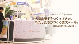 【犬用ケーキ スクエア小】 人間も食べられる小さめのデコレーションケーキ 12cm×8cm 4