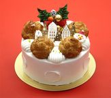 シューデコ ワンコ(犬用)クリスマスケーキ 人間も一緒に食べられるパティシェの手作りケーキ  【期間・個数限定です 発送は12/15以降となります】 2