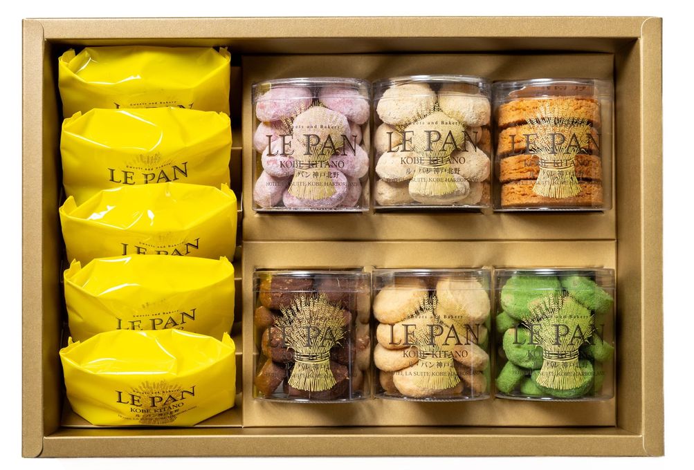 【ル・パン神戸北野】ル・パンのコフレ カセット C(瀬戸内レモンケーキ、焼菓子6種)  1