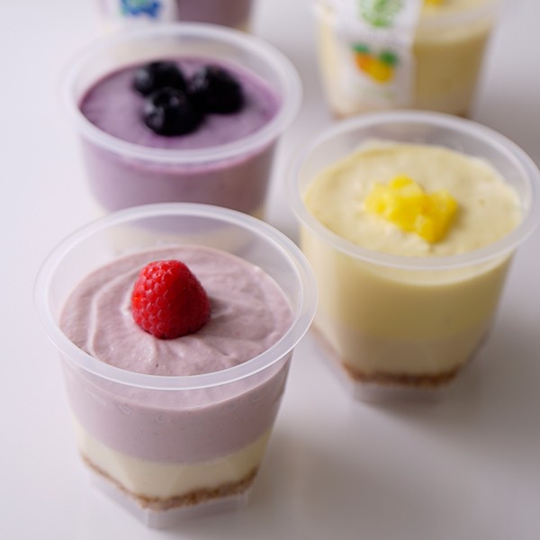 冷凍でも食べられる！グルテンフリー ヴィーガンRAWカップケーキセット(ブルーベリー・イチゴ・パイナップル)《ヴィーガンスイーツ》 3