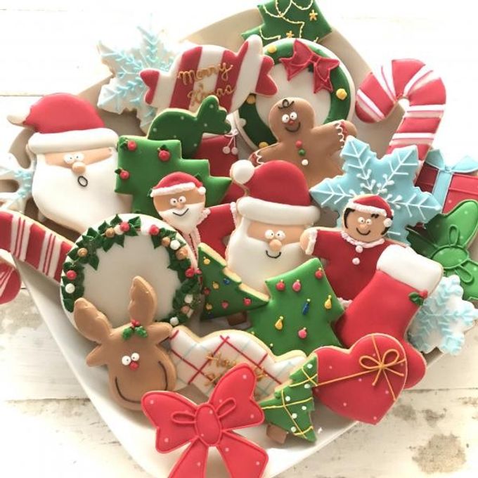 【アイシングクッキー】選べる！クリスマスアイシングクッキー3枚セット クリスマス2023 1