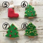 【アイシングクッキー】選べる！クリスマスアイシングクッキー5枚セット クリスマス2023 4