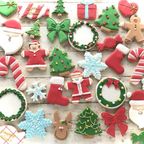 【アイシングクッキー】クリスマスアドベントアイシングクッキー24袋セット クリスマス2023 2