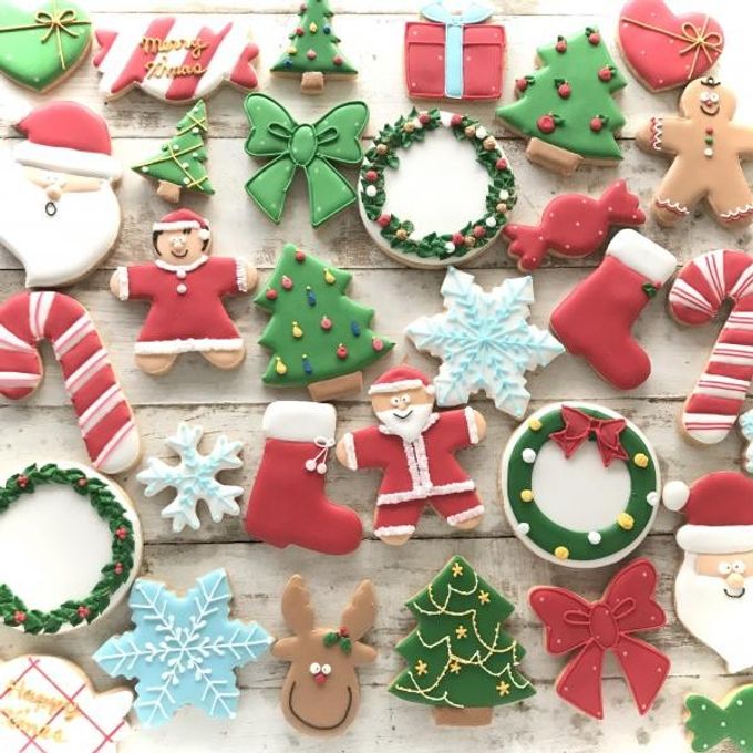 【アイシングクッキー】選べる！クリスマスアイシングクッキー5枚セット クリスマス2023 2