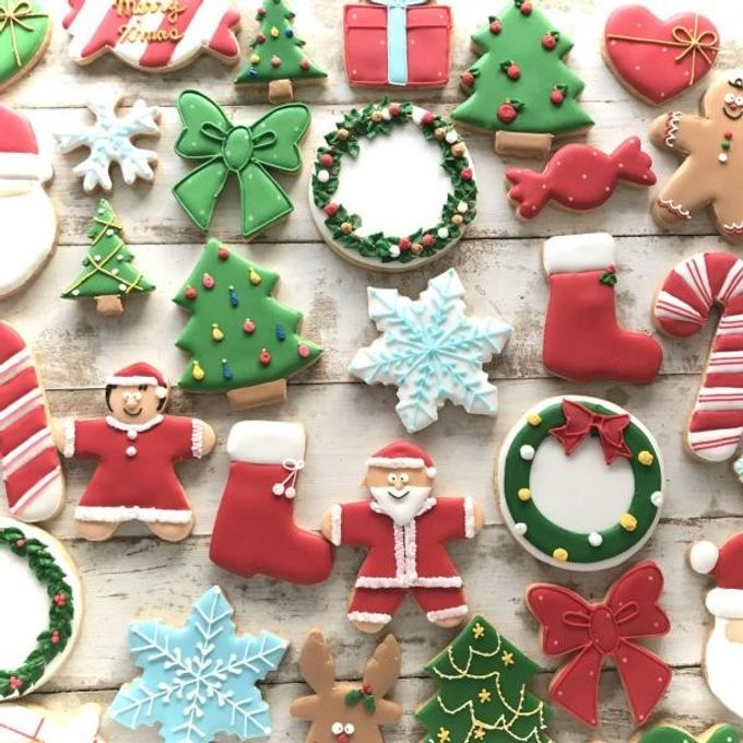 【アイシングクッキー】選べる！クリスマスアイシングクッキー3枚セット クリスマス2023 9