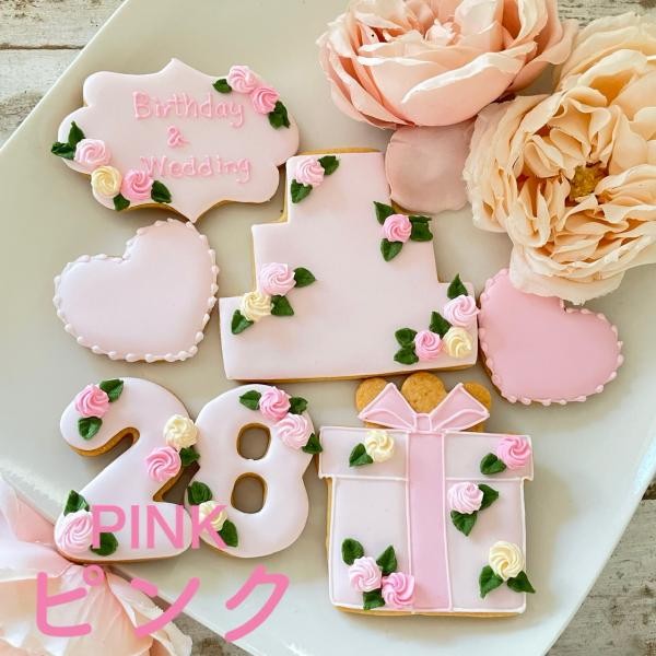 数字つきアイシングクッキーセット（お花バージョン）（Dream