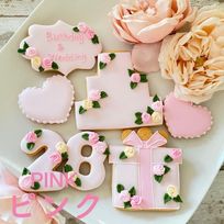 数字つきアイシングクッキーセット（お花バージョン）