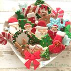 【アイシングクッキー】クリスマスアドベントアイシングクッキー24袋セット クリスマス2023 1