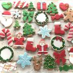 【アイシングクッキー】選べる！クリスマスアイシングクッキー3枚セット クリスマス2023 10