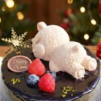 クリスマス ねむねむくまさん チョコムースケーキ 15cm 2