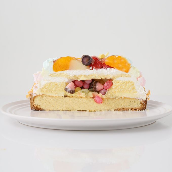 フルーツタルト ギミックケーキ（中からお菓子） 5号 15cm 5