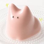 ねこプリン 4個（ミルク×2、苺ミルク、チョコミルク） 5