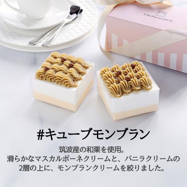 選べるキューブスイーツ 1種類2個セット（LikeSweetsBOX） | Cake.jp