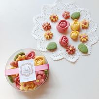 【鹿児島特産フルーツ使用】お花のクッキーBOX 